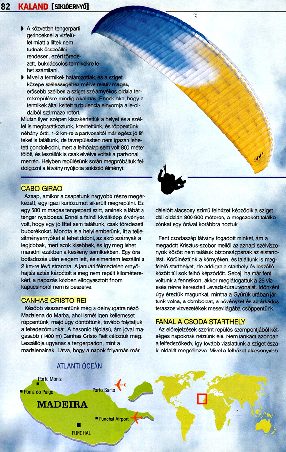 Outdoor Magazin 2008/03. Kaland - Siklóernyő